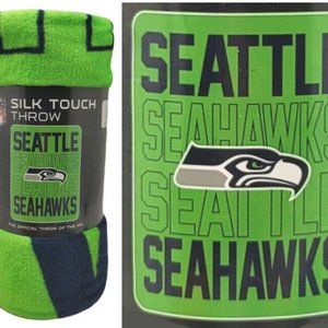 Seattle Seahawks Northwest Plush Raschel Blanket Throw